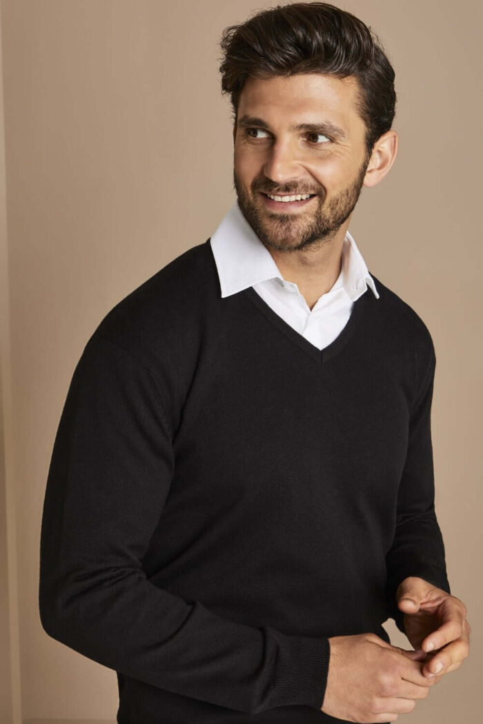 Miesten V Neck Jumper - Image 7