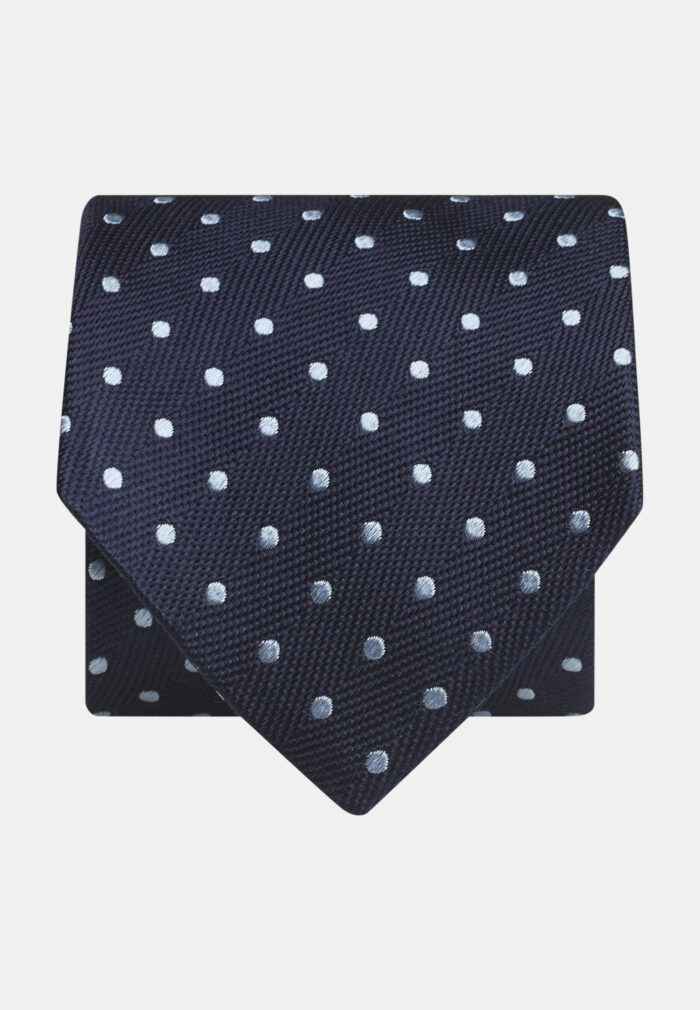 Navy Spot 100 % silkkisolmio - Image 2
