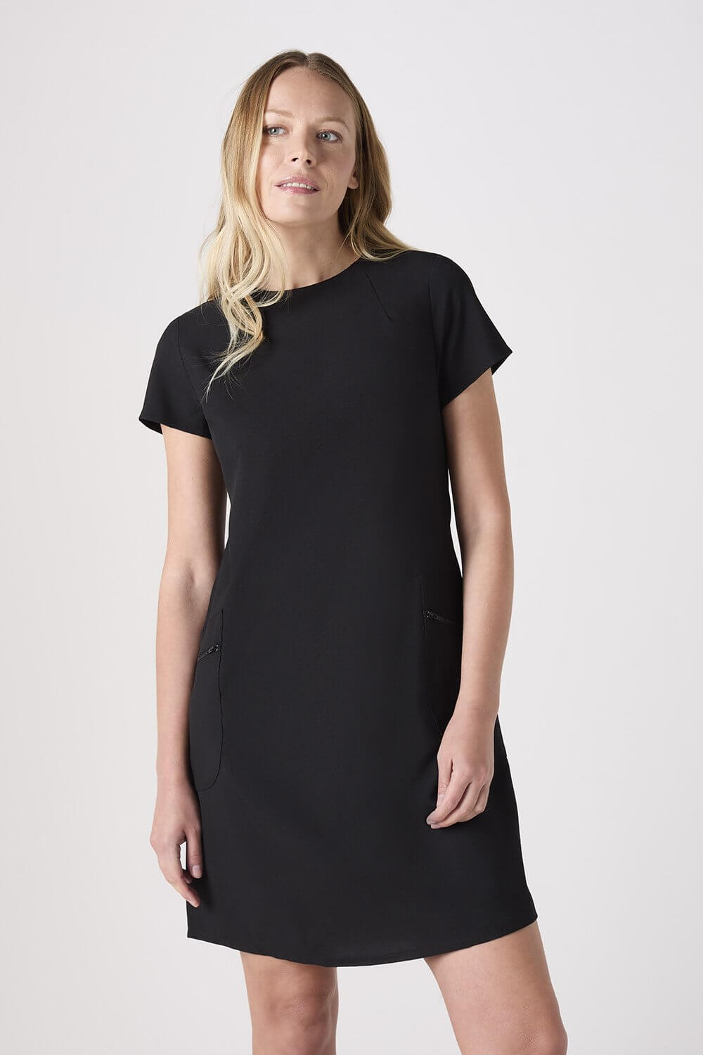 A-līnijas melna kleita - Image 4