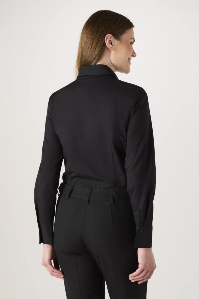 Modern Fit Long Sleeve Blouse with Stretch - Image 7