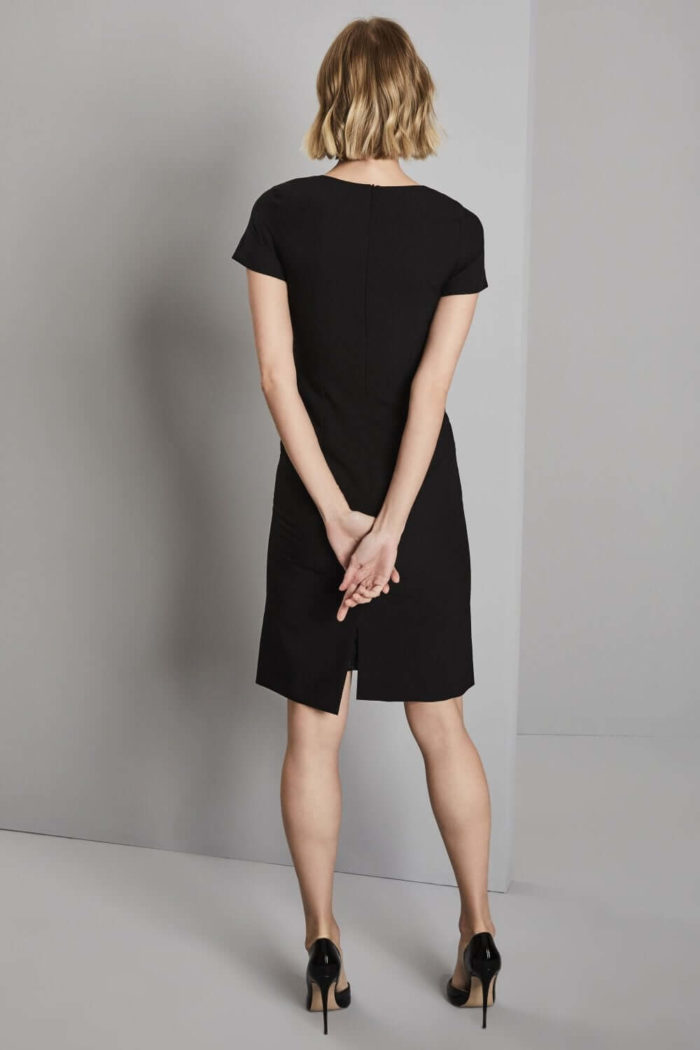 Semi-Fitted Square Neckline Dress - Image 2