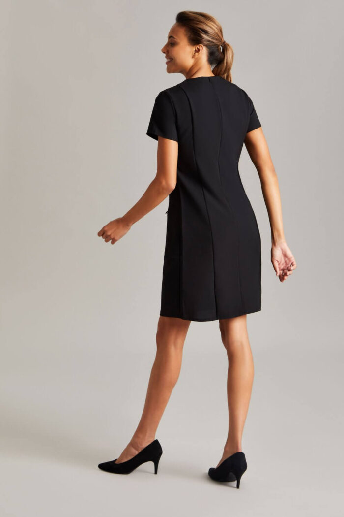 A-Line Black Shift Dress - Image 3