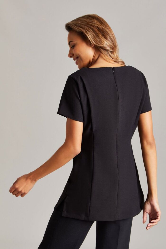Simon Jersey Linen blend V-neck Tunic - Image 2