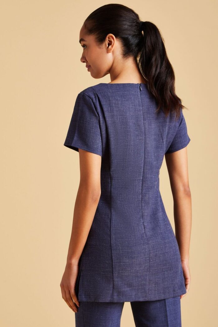 Simon Jersey Linen blend V-neck Tunic - Image 5