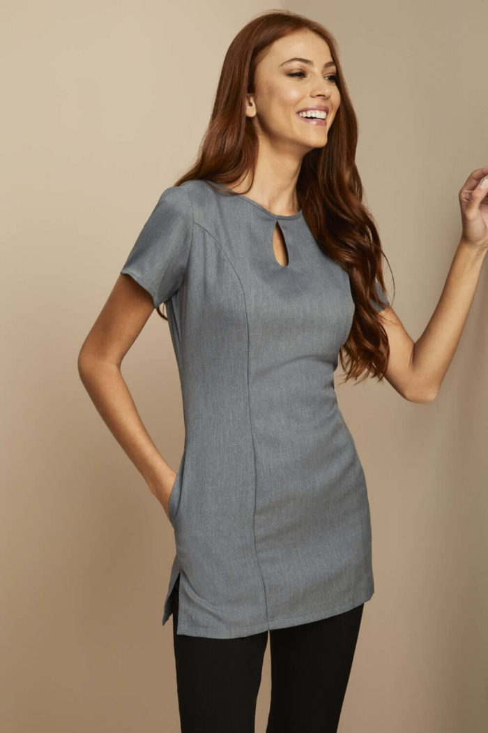 Keyhole Beauty Tunic with Pockets - Image 10