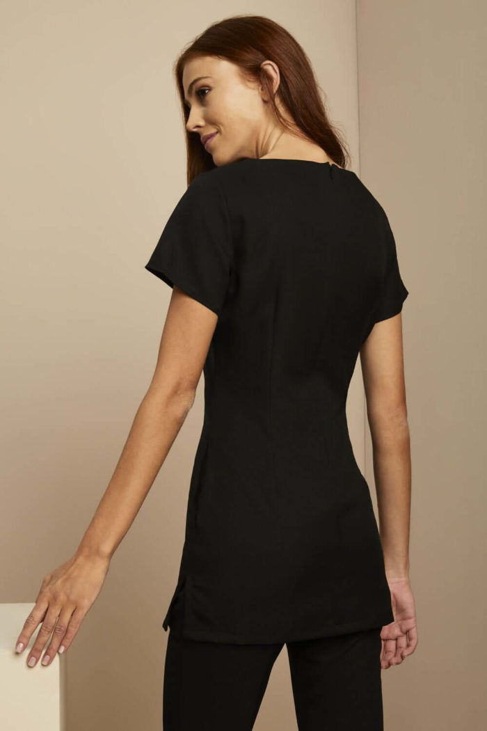 Shaped Neck Beauty Tunic with Pocket - Image 8