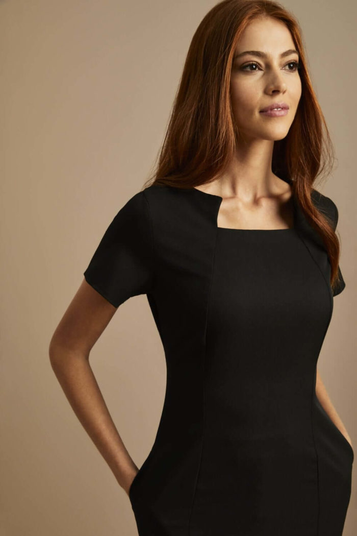 Shaped Neck Beauty Tunic with Pocket - Image 7
