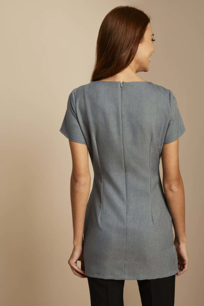 Shaped Neck Beauty Tunic with Pocket - Image 11