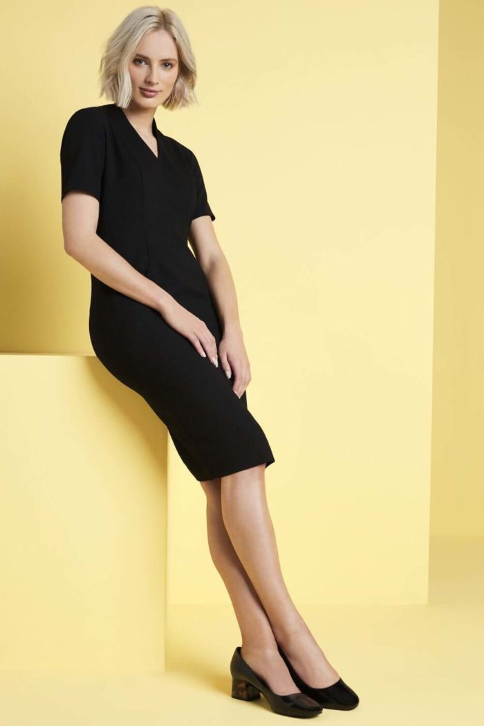 Notched Neckline Dress - Image 2