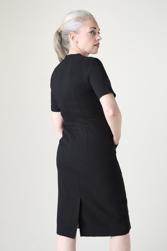 Notched Neckline Dress - Image 7