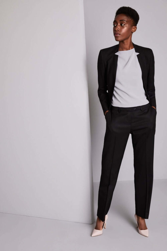 Contemporary Ladies Notch Neck Jacket - Image 4