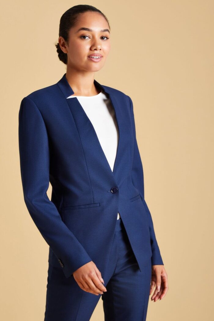 Contemporary Ladies Notch Neck Jacket - Image 12