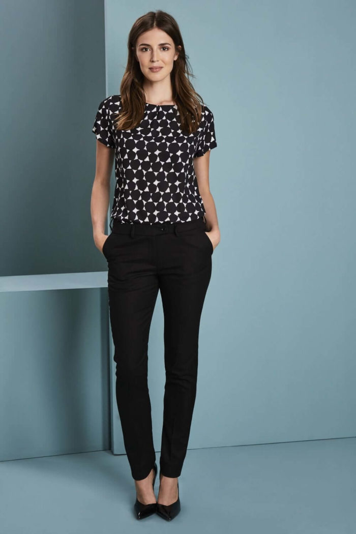 Contemporary slim fit viigipüksid naistele - Image 5