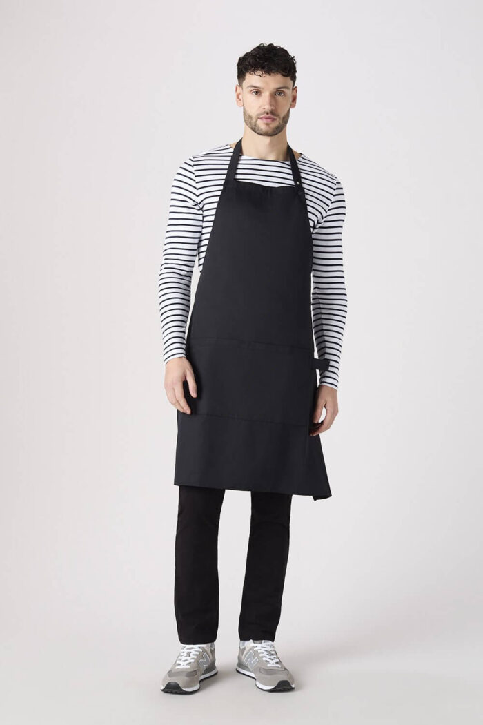 Popper Strap Apron with Pocket - Image 10