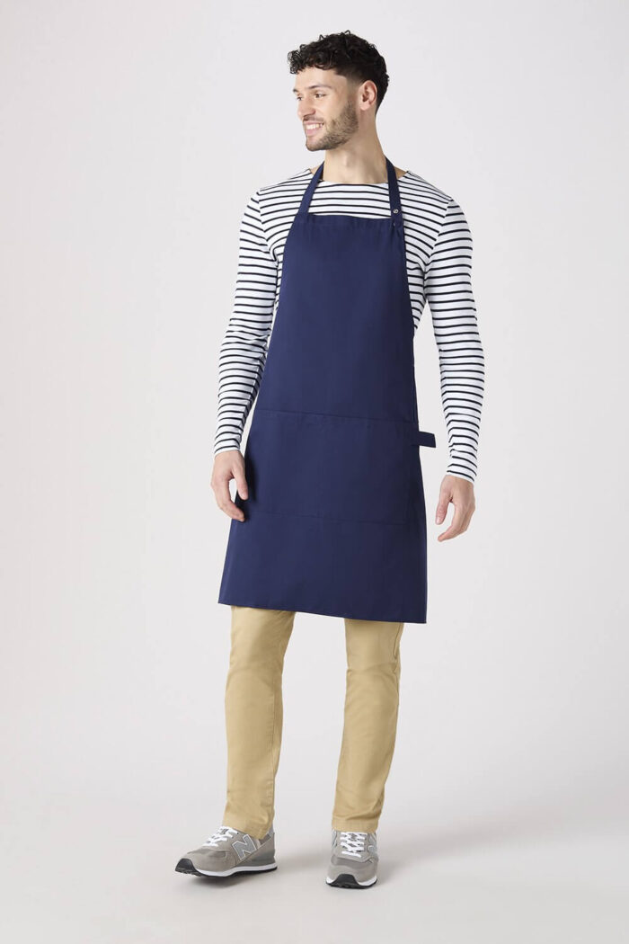 Popper Strap Apron with Pocket - Image 13