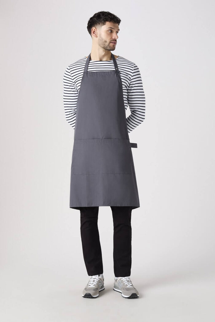 Popper Strap Apron with Pocket - Image 17