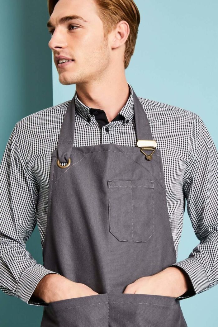 Canvas Clip Bib Apron - Image 3