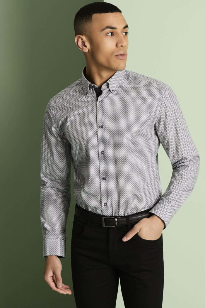 Men’s Patterned Shirt - Image 2