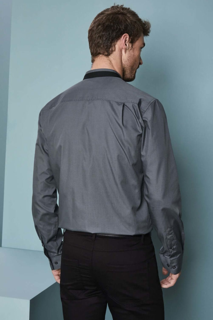 Banded Collar Shirt - Image 3