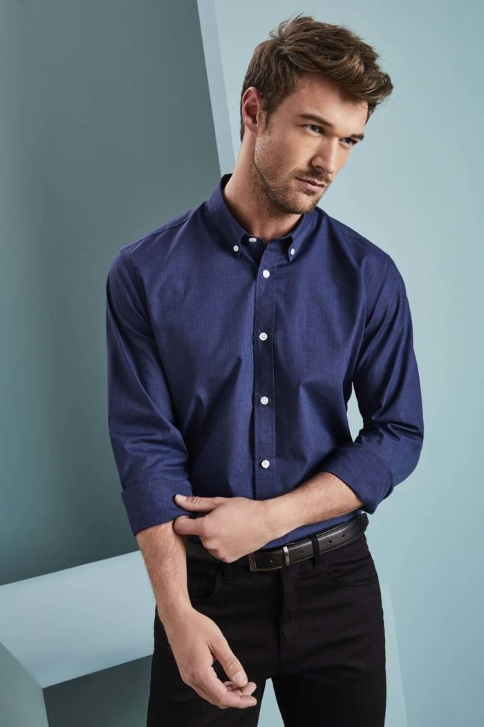 Denim-Look särk meestele - Image 2