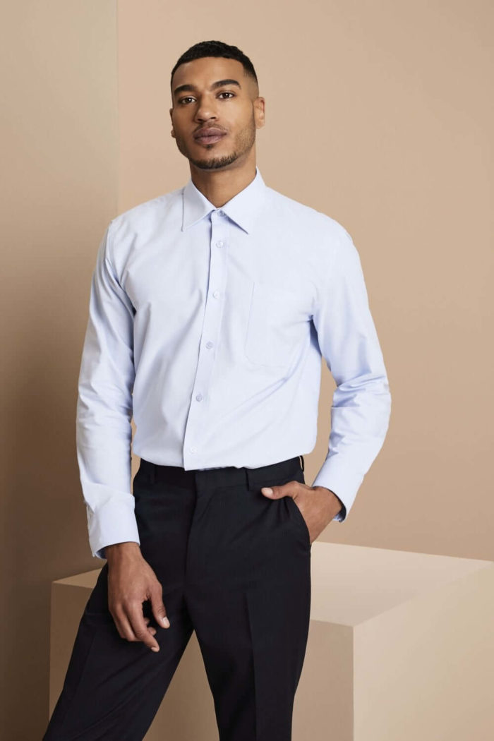 Men`s Long Sleeve Oxford Shirt - Image 4
