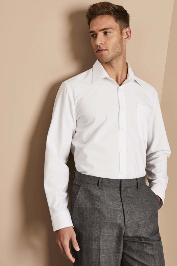 Men`s Long Sleeve Oxford Shirt