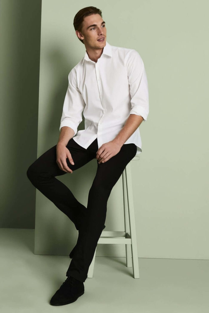 Slim-leg chino püksid meestele - Image 3