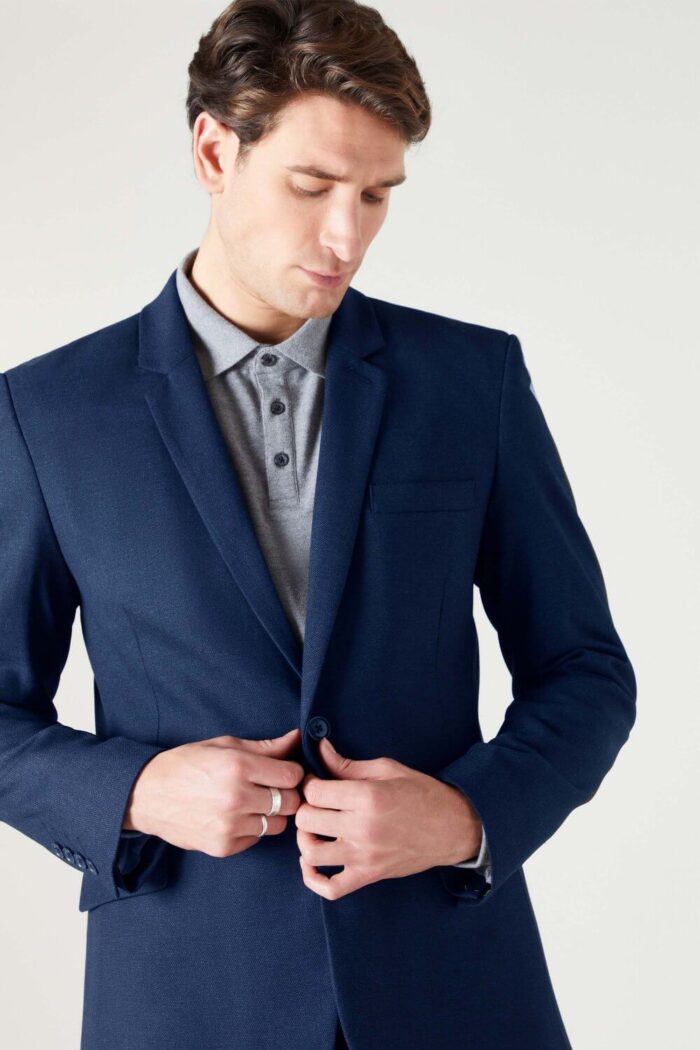 Contemporary pintsak meestele navy ja sinine - Image 3