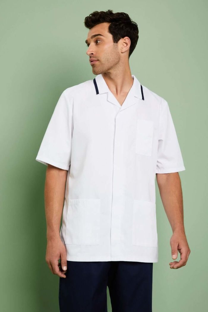 Mens Classic Healthcare tunic White
