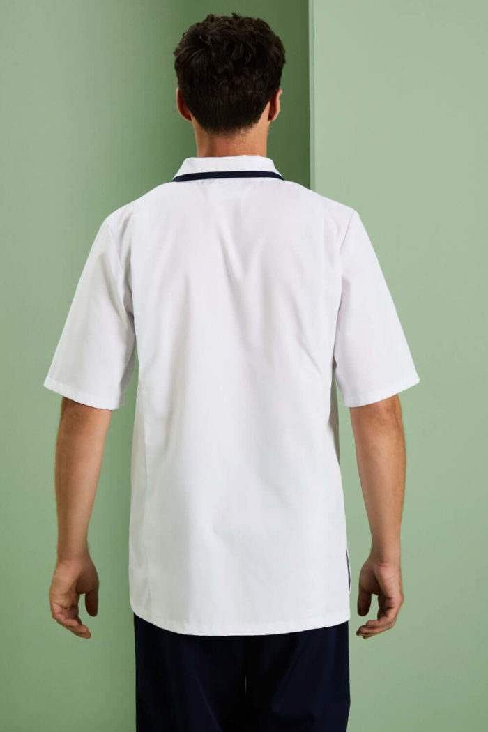 Mens Classic Healthcare tunic White - Image 4