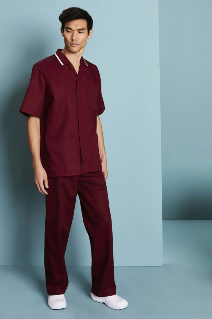 Mens Classic Healthcare tunic with white trim - Image 9