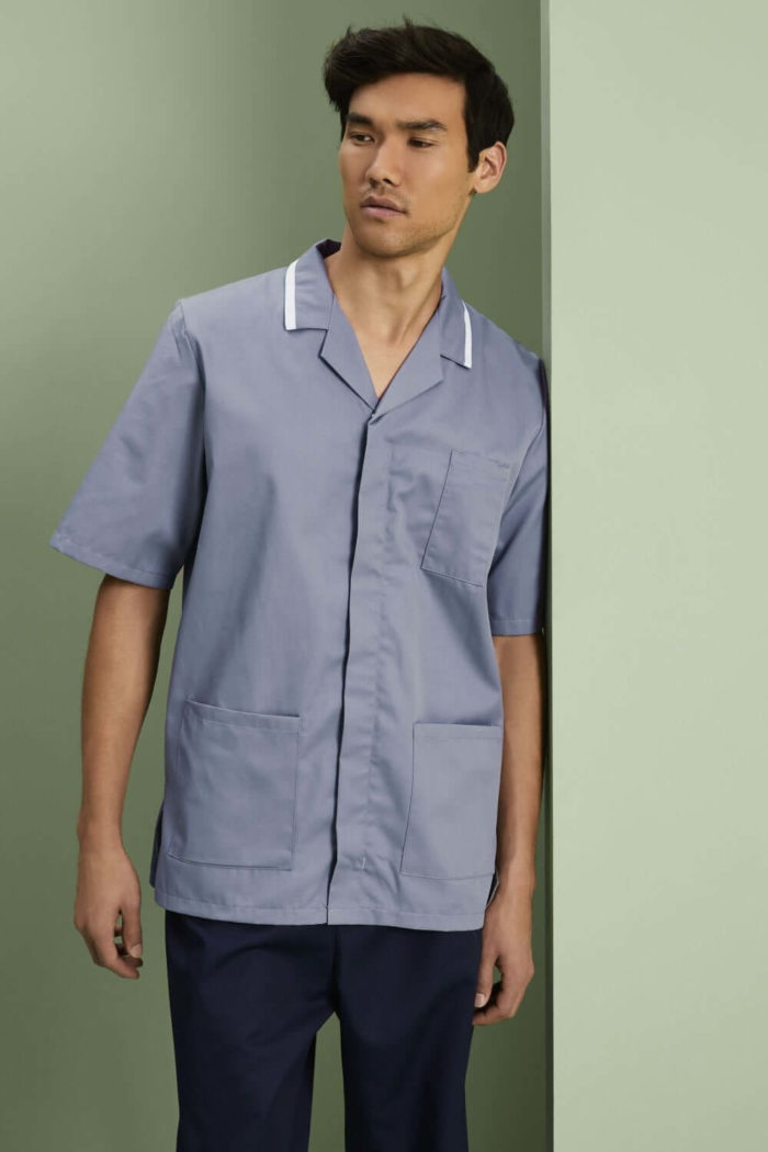 Mens Classic Healthcare tunic with white trim - Image 22