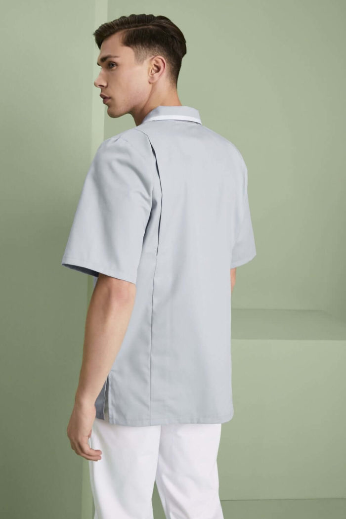 Mens Classic Healthcare tunic with white trim - Image 2