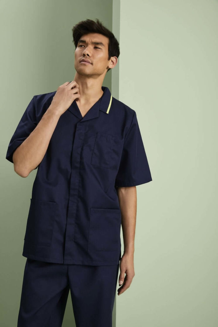 Mens Classic Healthcare Tunic Navy