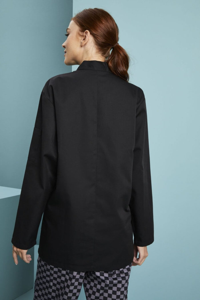 Long Sleeve Heat Proof Button Chef Jacket - Image 4