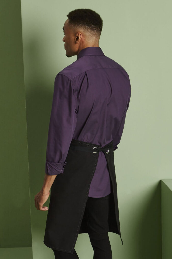 Front Seam Canvas Mid Apron - Image 3
