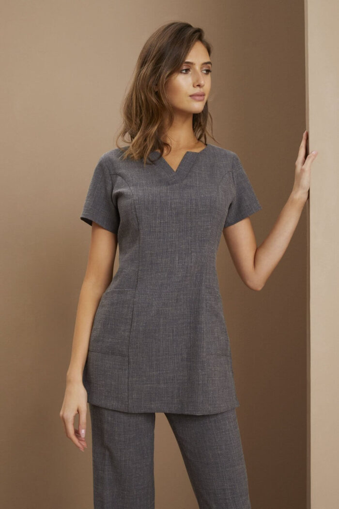 Simon Jersey Linen blend V-neck Tunic