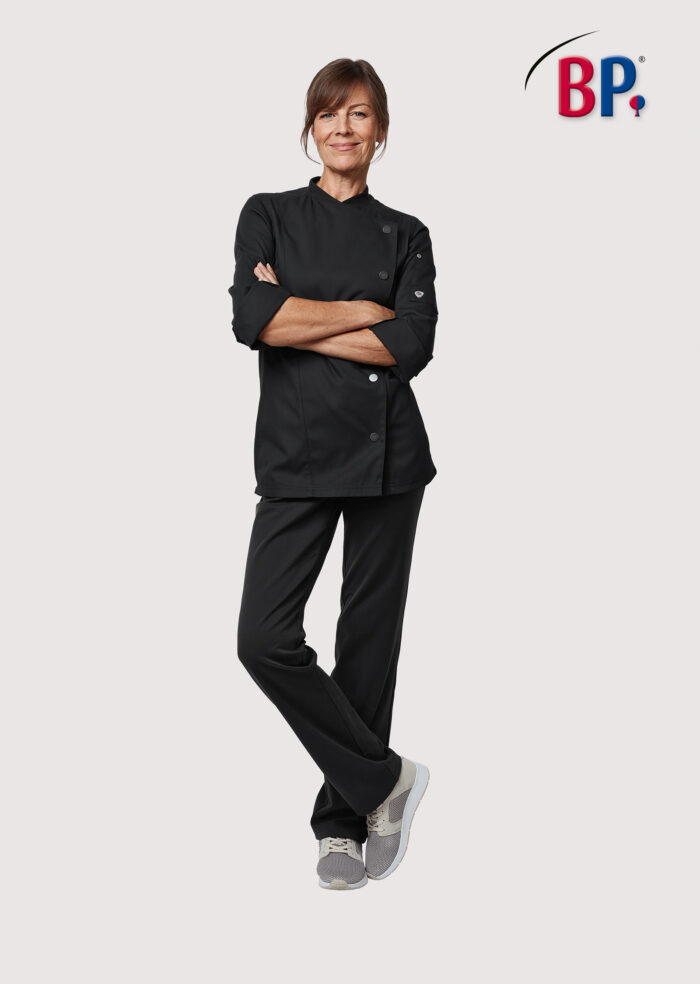 BP® Women's Polo-chef's jacket - Image 6