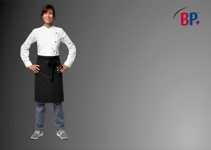 BP® Women's Polo-chef's jacket - Image 7