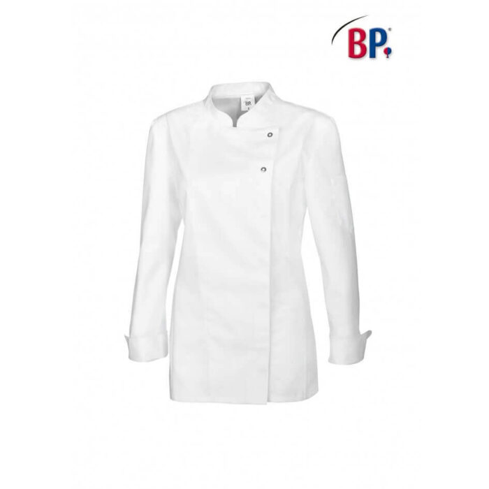 BP® Women's chef's jacket with press-stud band - Image 2