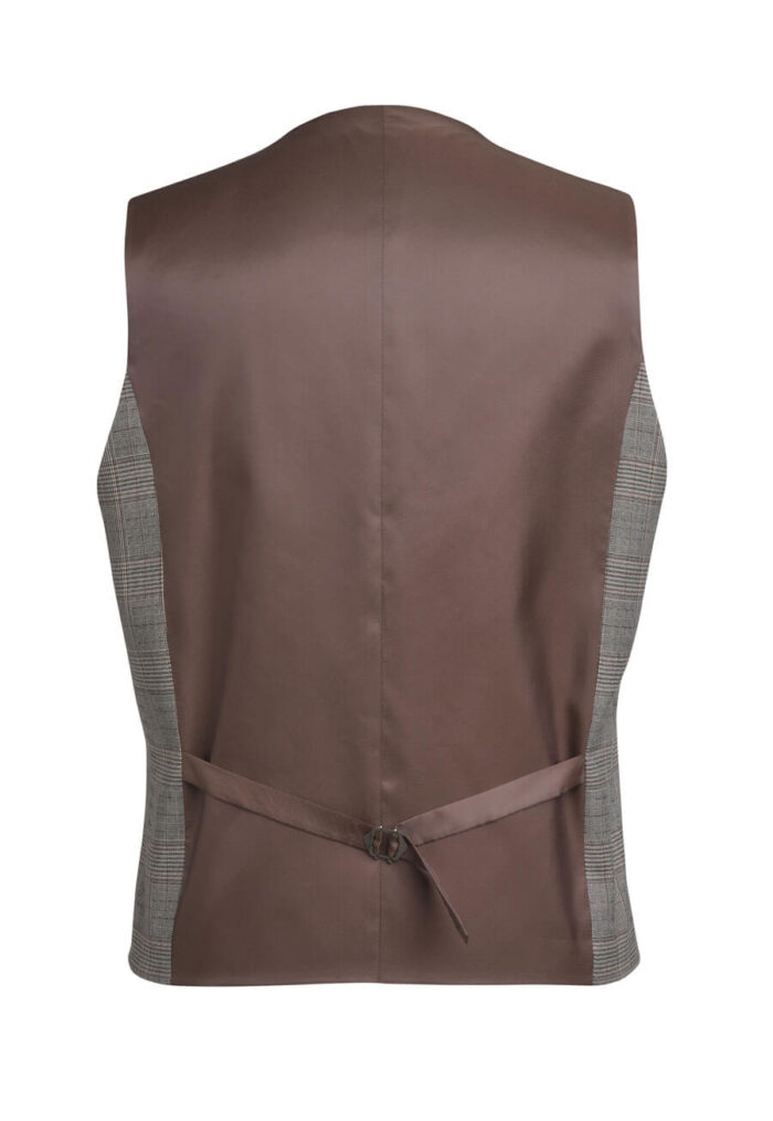 Emilio Check Waistcoat - Image 5
