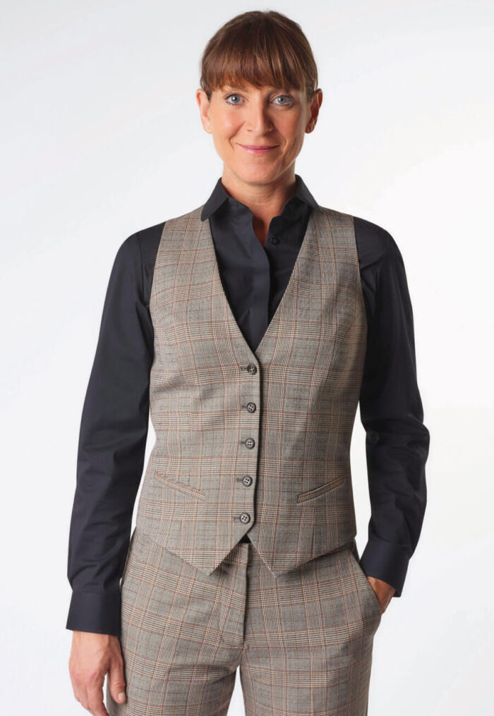 Naiste ruuduline vest Olivia - Image 4