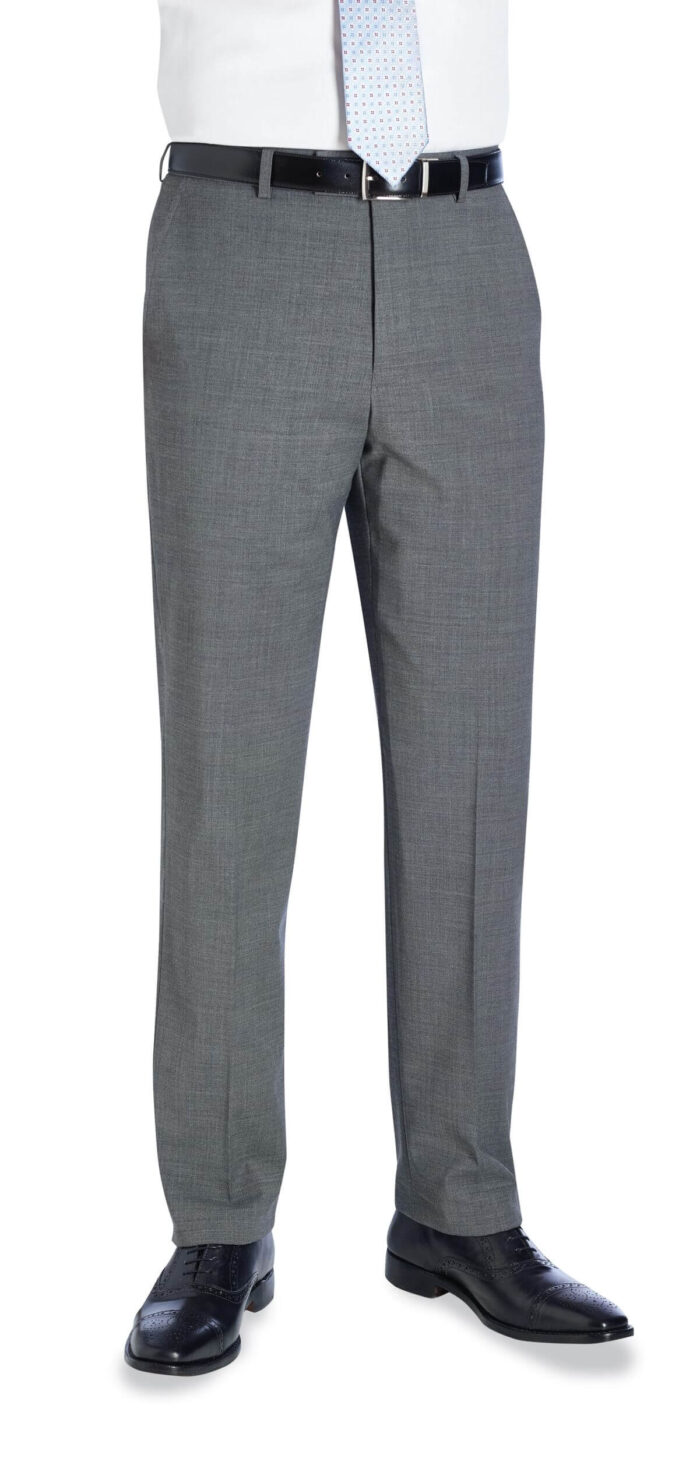 Meeste slim fit viigipüksid kergest villakangast - Image 6