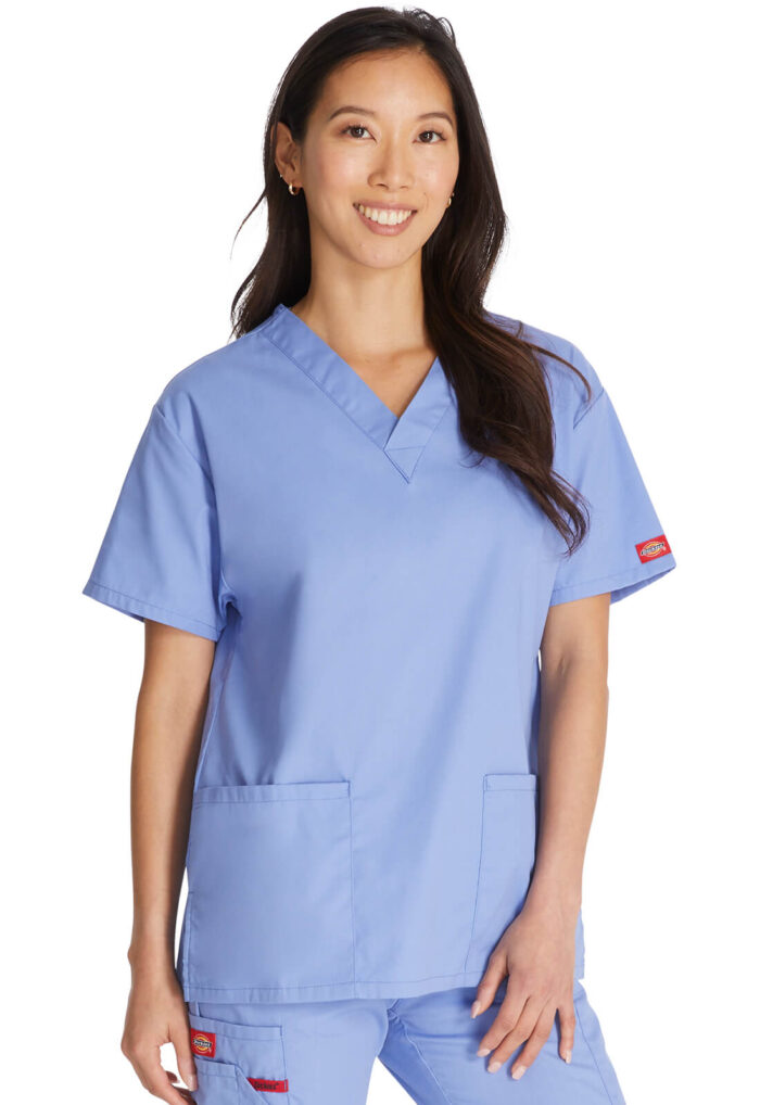 Dickies women's V-Neck Scrub Top - Image 21