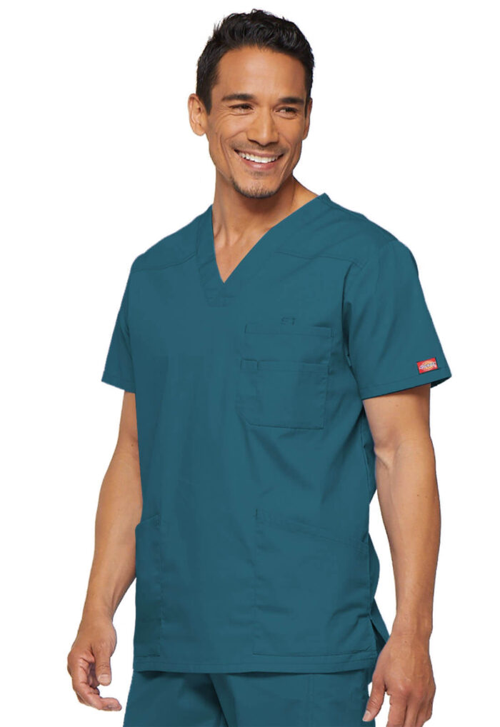 Dickies Men's V-Neck Top  Scrub - Image 3