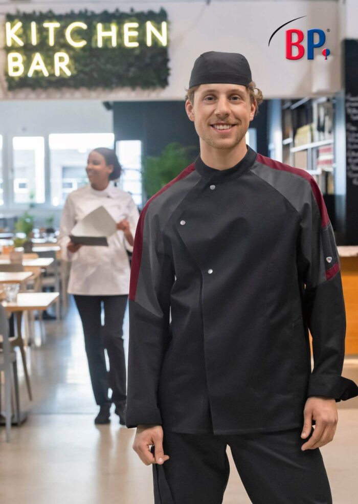BP® Men’s multicolored Chef’s jacket