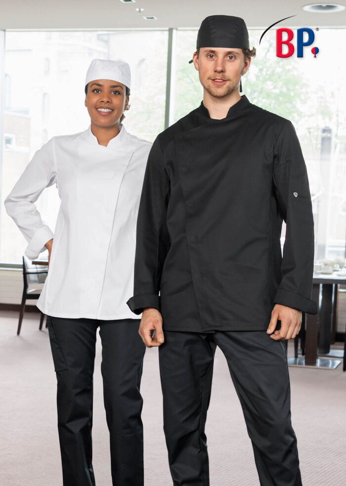 BP® STRETCH-WOMEN'S CHEF'S JACKET