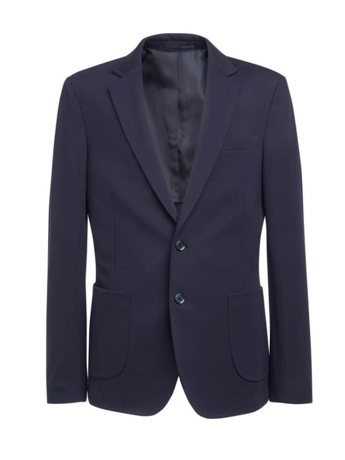 Meeste Jersey Stretch Bleiser pintsak tumesinine - Image 4